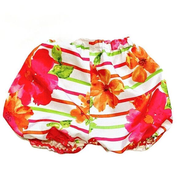 Vintage Satin Floral Bloomer Shorts - Picture 2 of 2